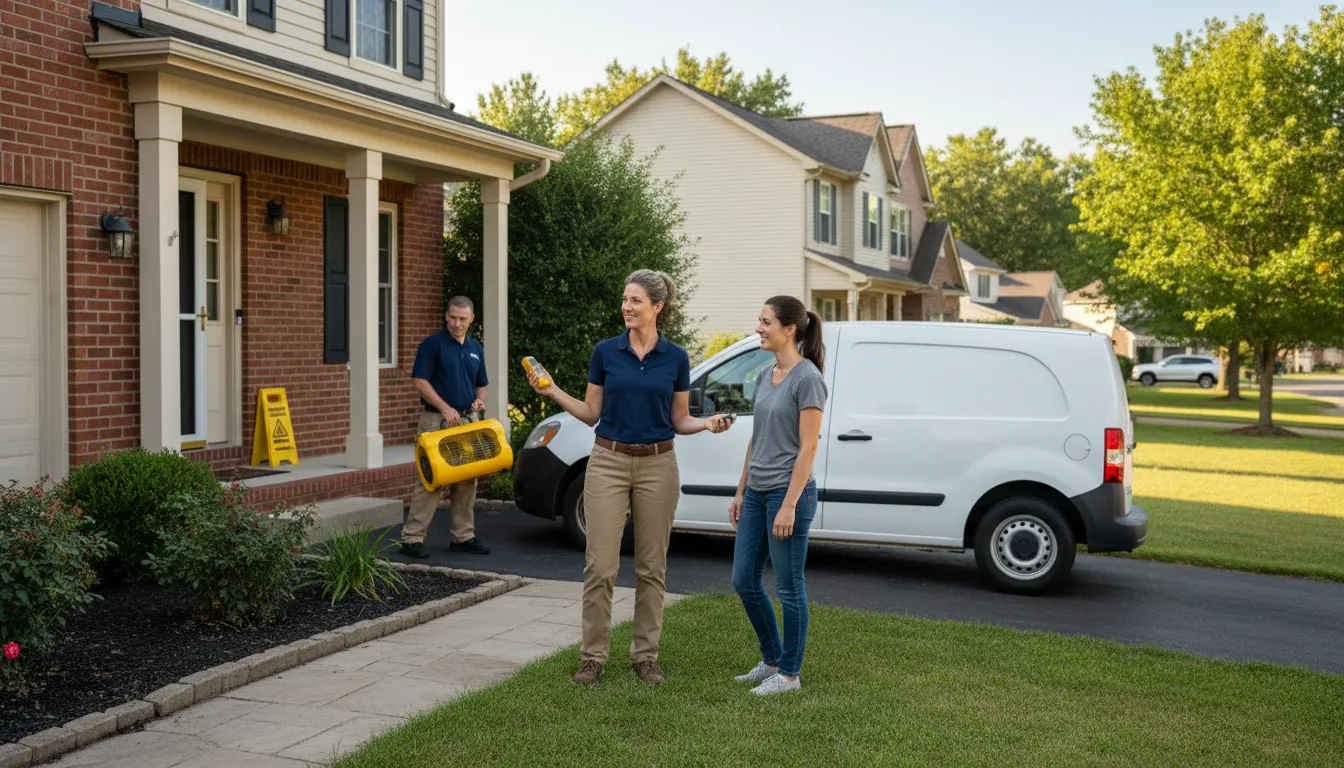 Water restoration image for Water Damage & Restoration Services in Tangier, VA